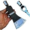 WHS201 Viking Axe Head, Custom Hand Forged Viking Axe Real Head, Tomahawk Viking Hatchet Beared Camping Axe Blade, 5160 HIGH Carbon Steel Blade, Viking Gift for Him - Christmas Gift (Ax)