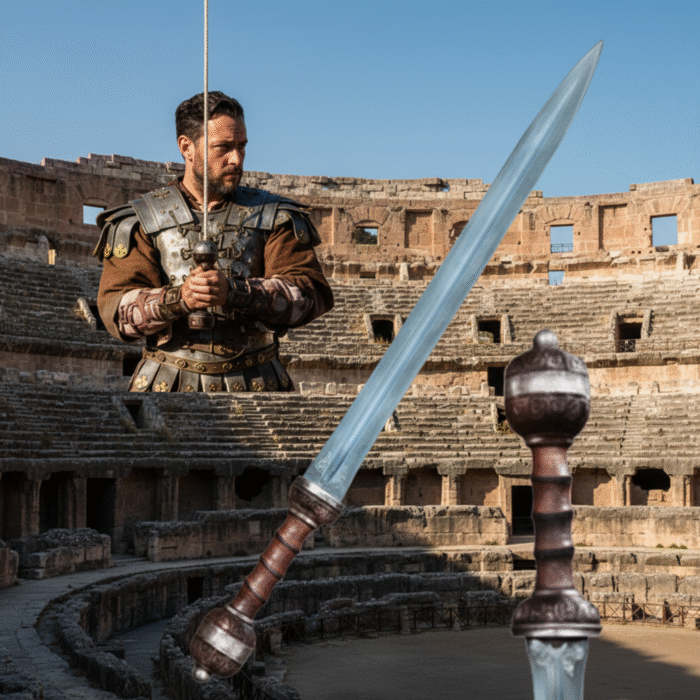 'Forest Hunting – Custom Handmade Roman Gladius Sword Medieval Warrior Damascus Steel Sword Battle Axe, Viking swods, Full Tang Blade