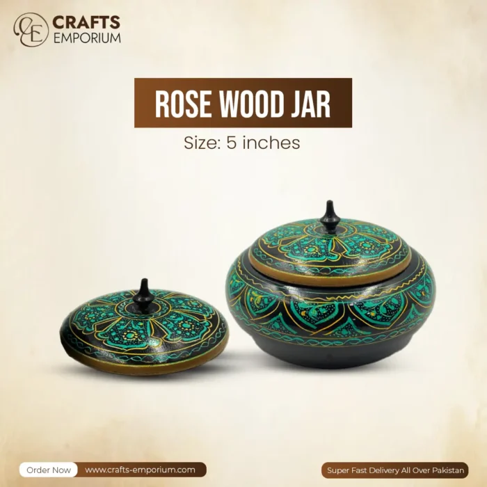 Naqshi Jewelry dabbi – Small Green